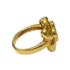 Vintage 18K Yellow Gold Multi Gemstone Starfish Ring