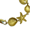 14K Yellow Gold Sea Life Nautical Bracelet