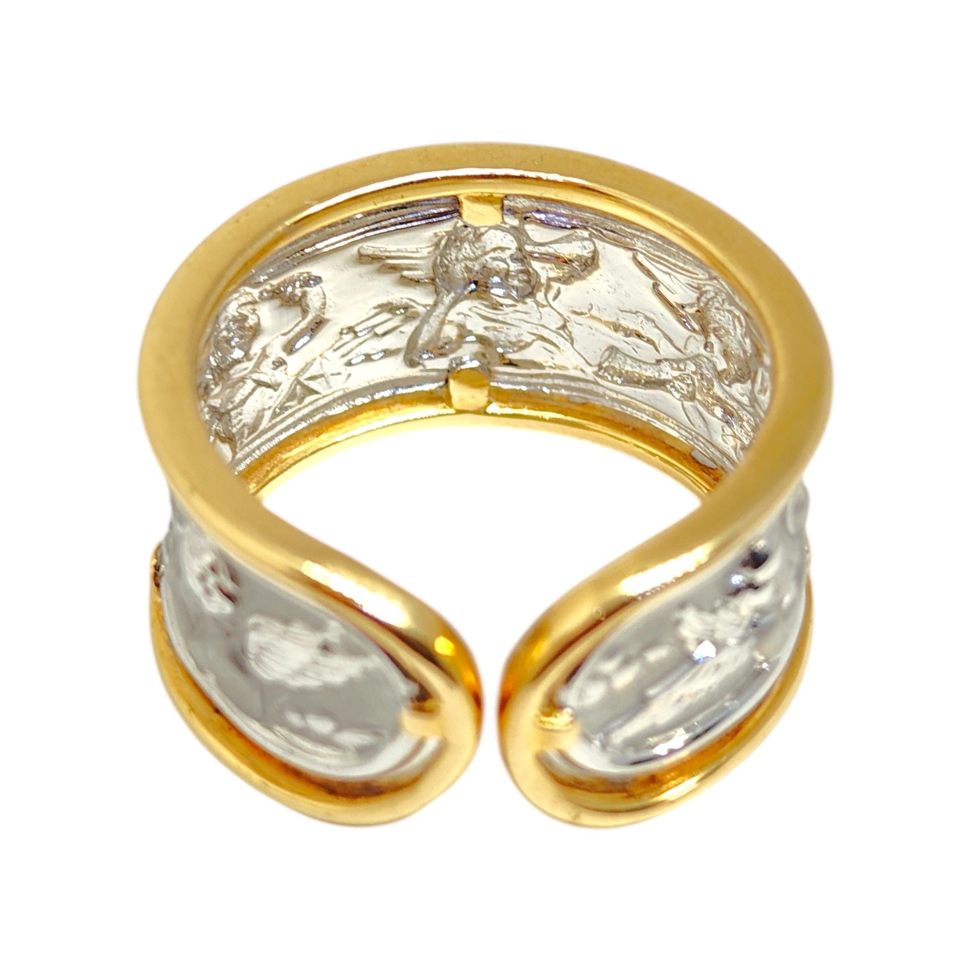 Carrera Y Carrera La Ronde Angels 18K Gold Band
