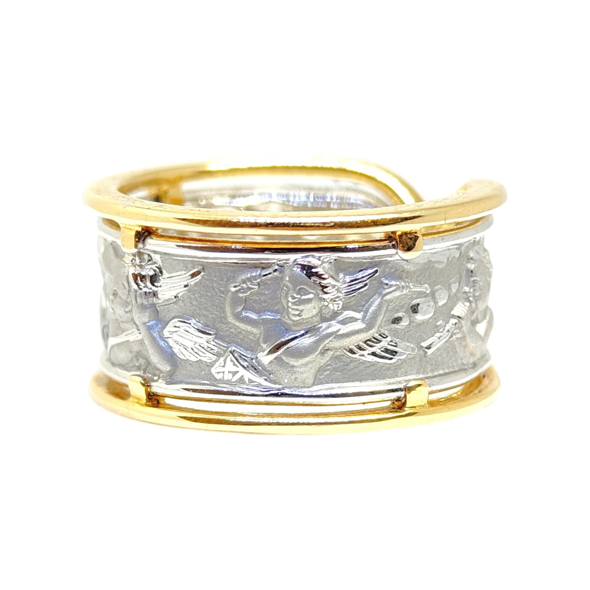 Carrera Y Carrera La Ronde Angels 18K Gold Band