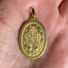 Vintage UNOAERRE 18K Gold Miraculous Medal