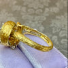 Vintage Kurt Wayne 18K Gold Diamond Knot Ring