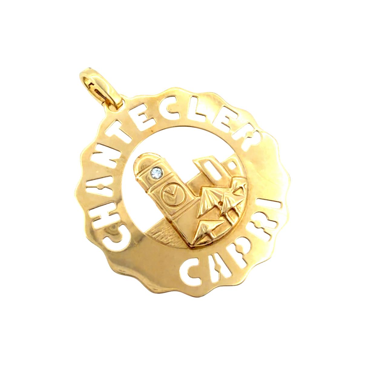 Chantecler Capri 18K Large Logo Piazzetta Charm