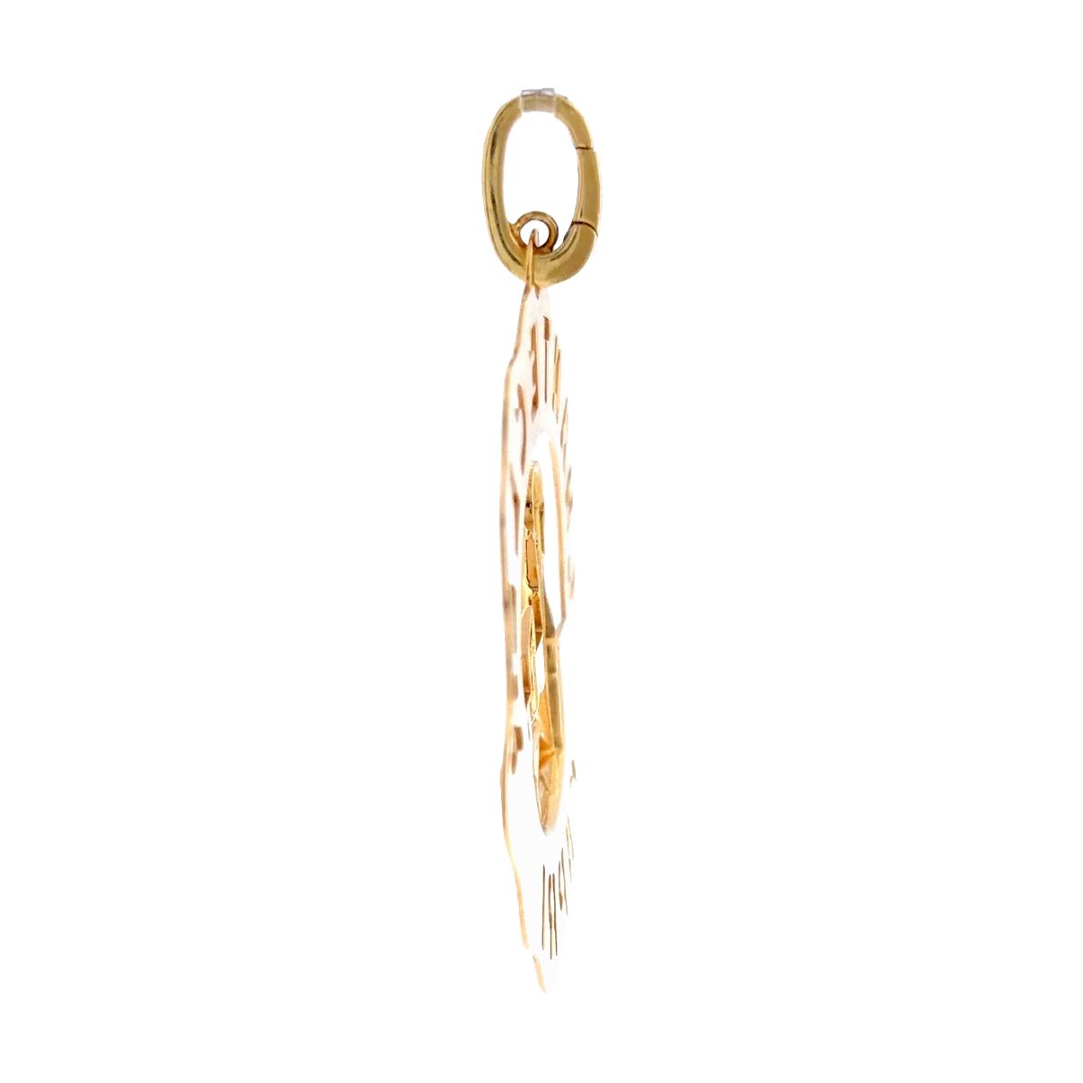 Chantecler Capri 18K Large Logo Piazzetta Charm