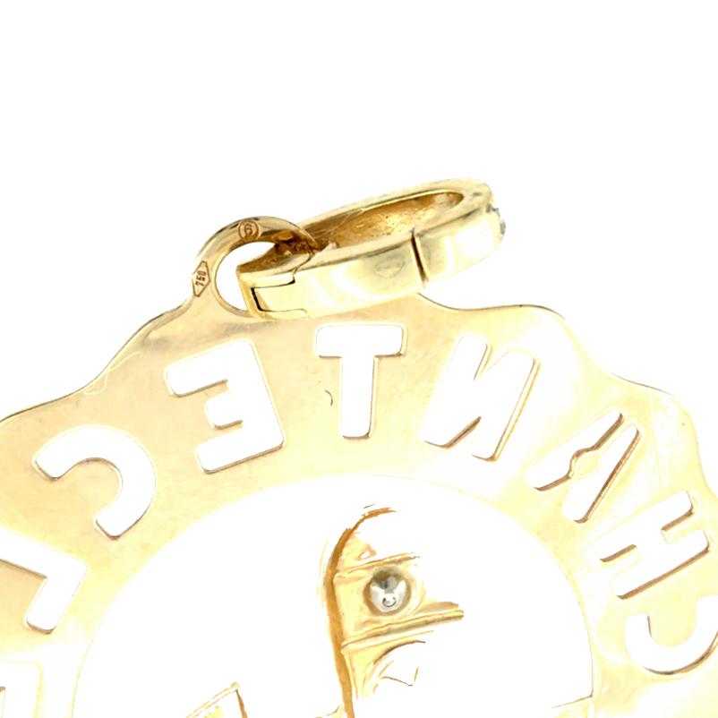 Chantecler Capri 18K Large Logo Piazzetta Charm