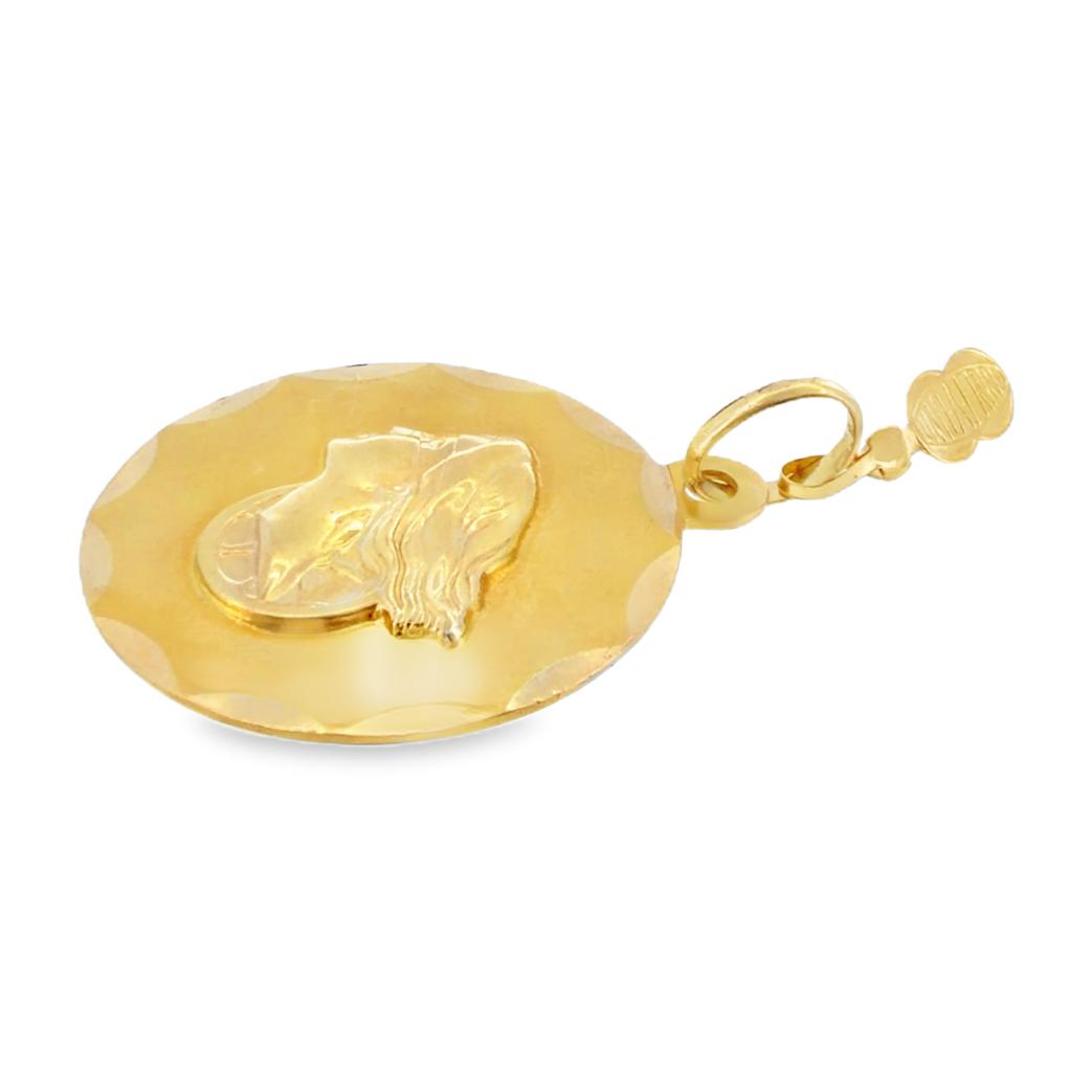 Vintage Unoaerre 18K Goddes of Fortuna Pendant