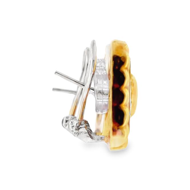 Rudolf Friedmann Vintage 18K Diamond Earrings