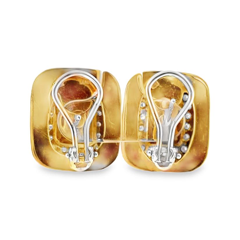 Rudolf Friedmann Vintage 18K Diamond Earrings