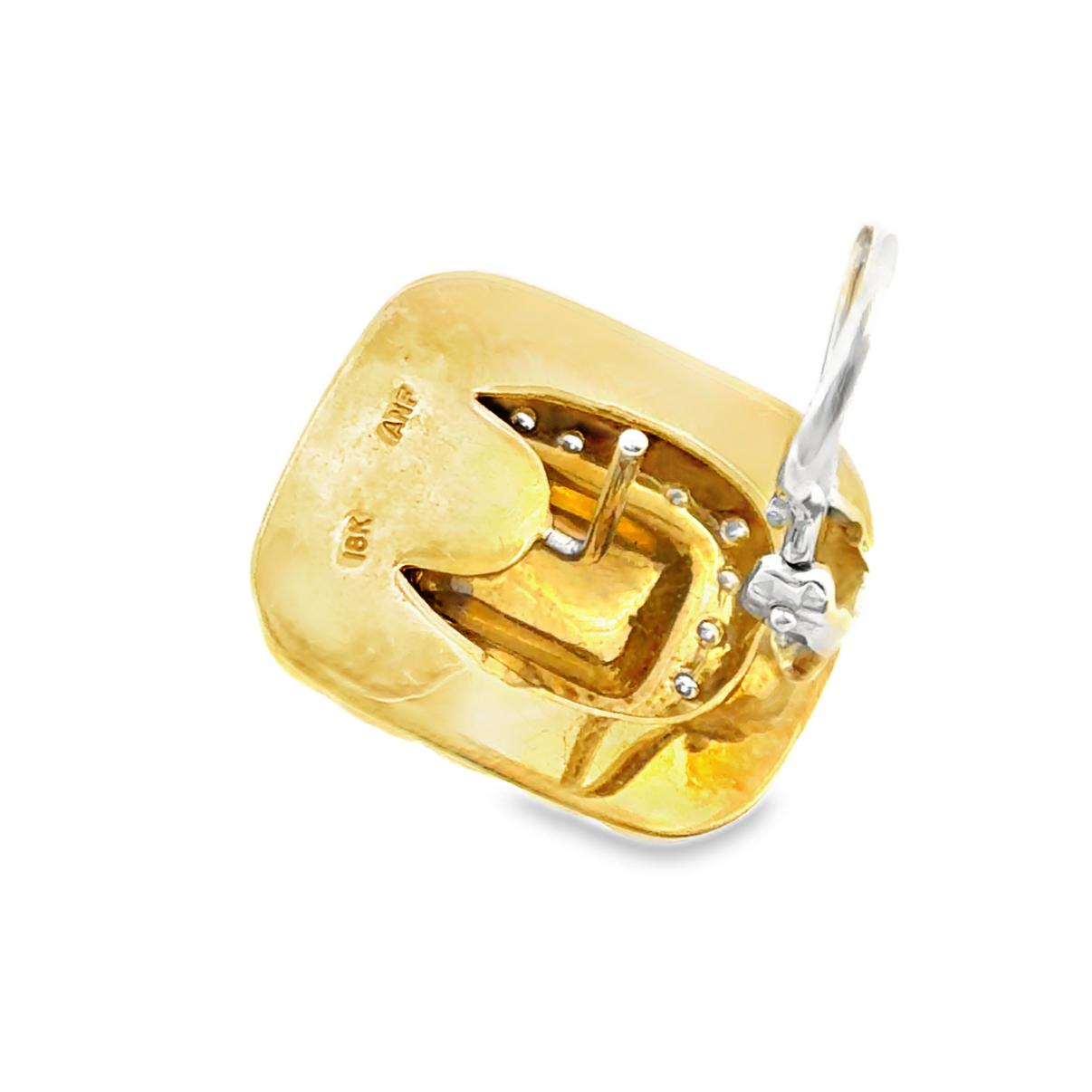 Rudolf Friedmann Vintage 18K Diamond Earrings