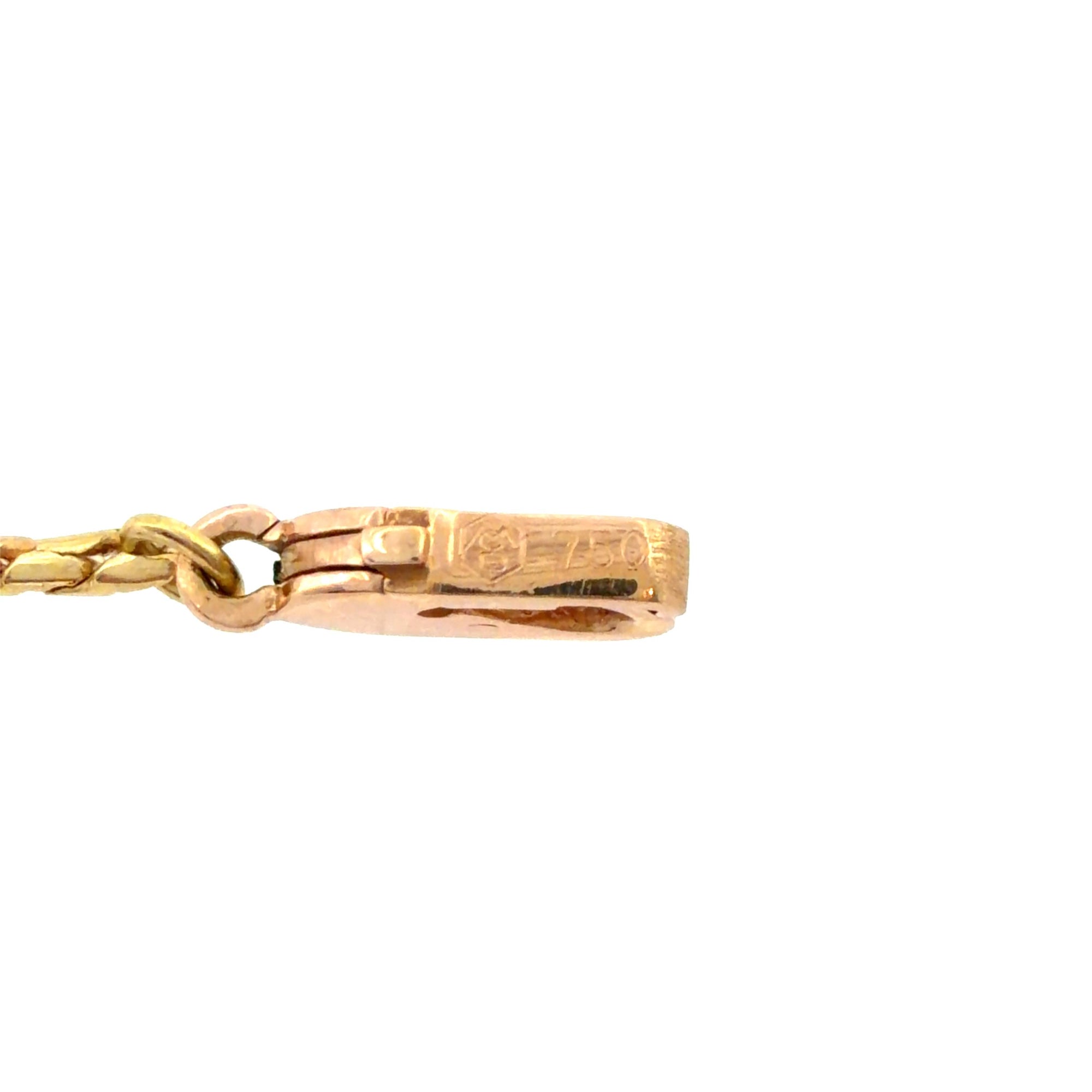 Carrera y Carrera 18K Gold Intertwined Couple Erotic Pendant Necklace