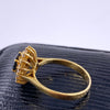 Vintage 18K Gold Sapphire & Diamond Ring