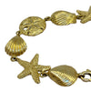 14K Yellow Gold Sea Life Nautical Bracelet