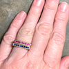 Vintage 14K Yellow Gold Ruby Band Ring