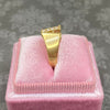 Vintage 18K Yellow Gold Initial "A" Diamond Ring