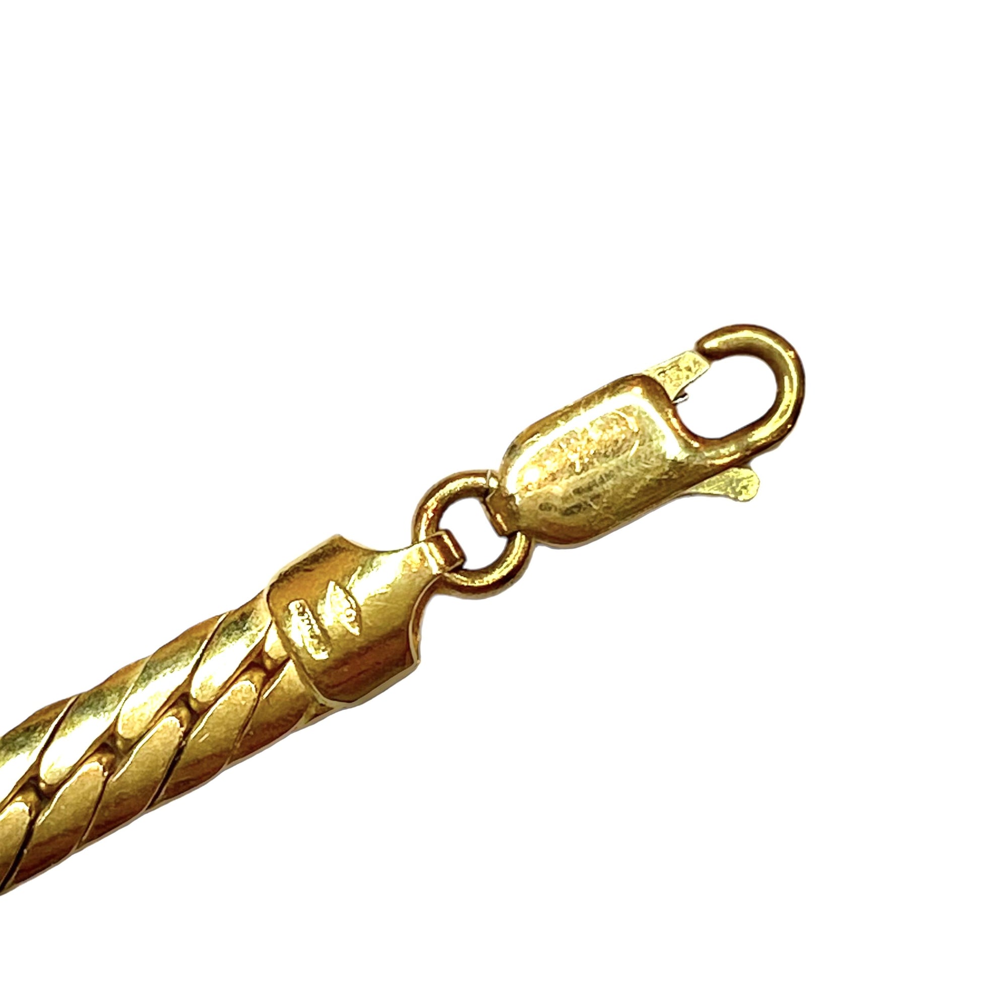 Vintage 18K Yellow Gold Cameo Bracelet