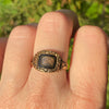 Antique Georgian 18K Gold Mourning Ring English 1822