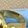 Vintage 14K Yellow Gold ESPO Heart Ring