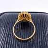 Vintage 18K Gold Sapphire & Diamond Ring