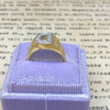 Vintage 14K Gold Initial "D" Diamond Ring