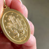 Vintage UNOAERRE 18K Gold Miraculous Medal