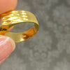 Vintage 14K Gold Initial "D" Diamond Ring
