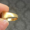 Vintage 18K Yellow Gold Initial "A" Diamond Ring
