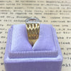 Vintage 14K Gold Initial "D" Diamond Ring