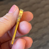 Vintage 14K Gold Top Uncut Blank Real Key Pendant