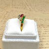 Vintage 18K Gold Ruby Sapphire Emerald and Diamond Ring