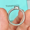 Tiffany & Co. Platinum Etoile Diamond Engagement Ring with Original Certificate Size 10