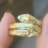 Vintage 14K Yellow Gold Snake Ring