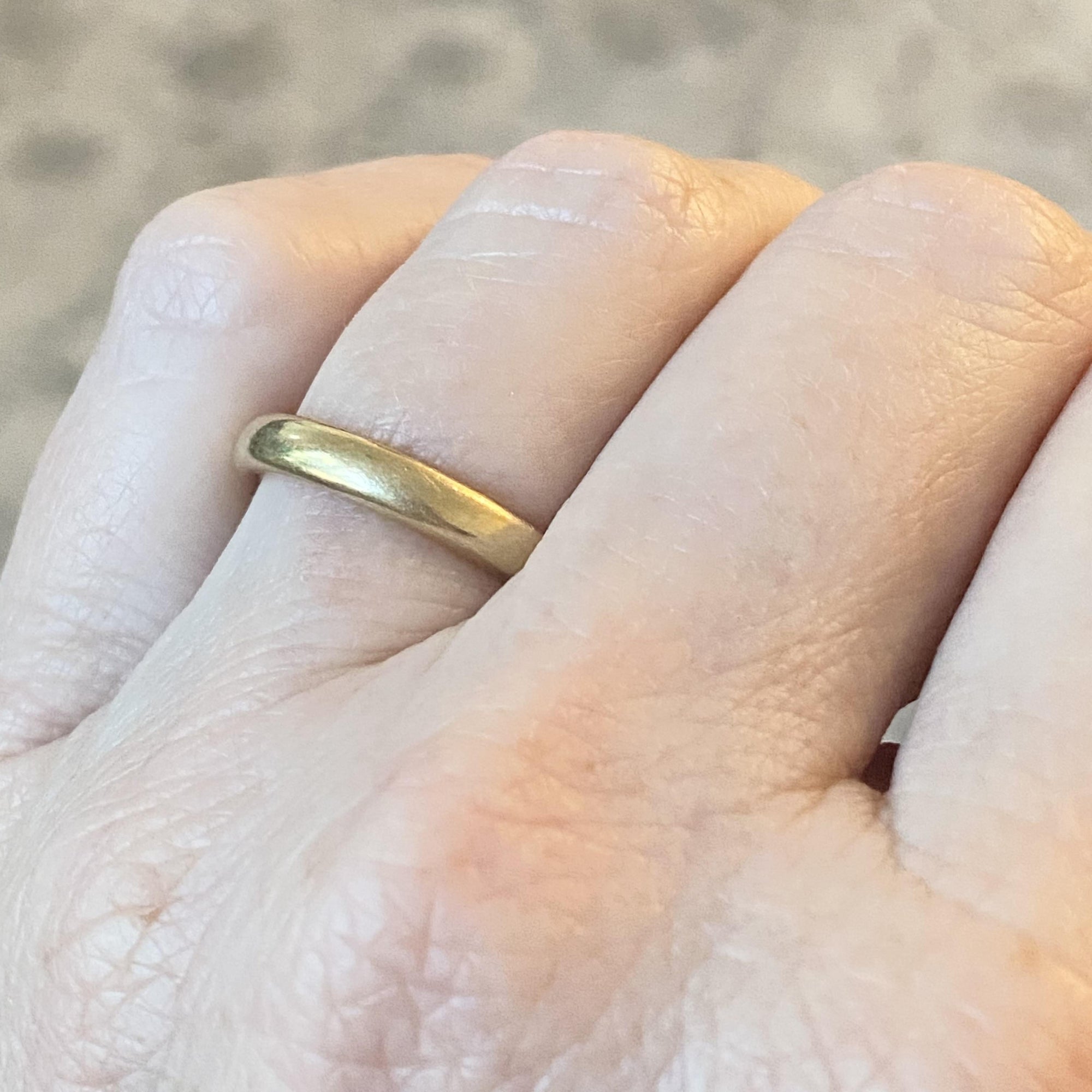 Vintage 14K Yellow Gold Wedding Band