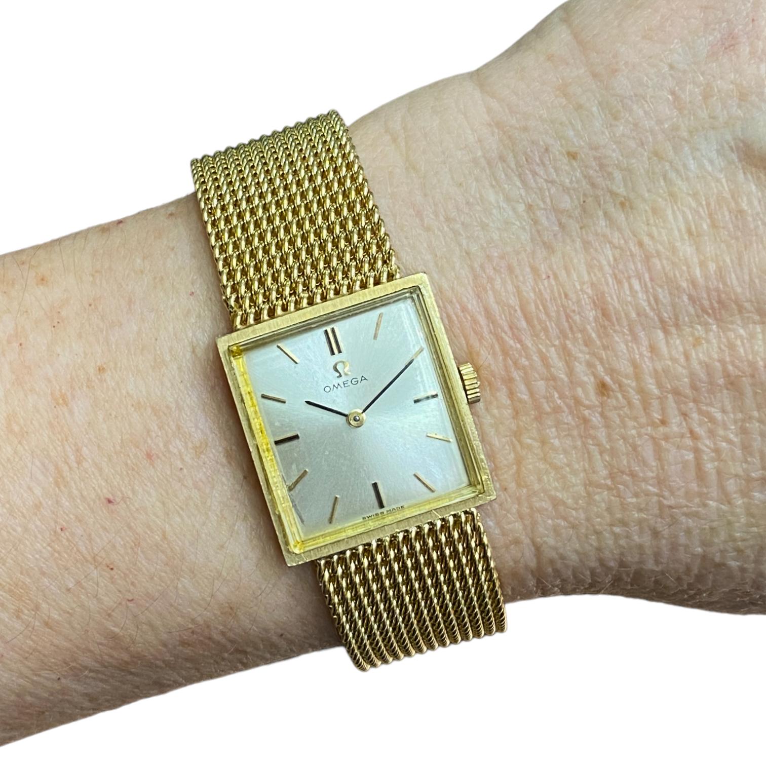 Vintage Omega 14K Yellow Gold Watch - HIGH KARAT LLC