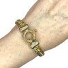 Vintage 18K Italian Stylized Curb Links Bracelet
