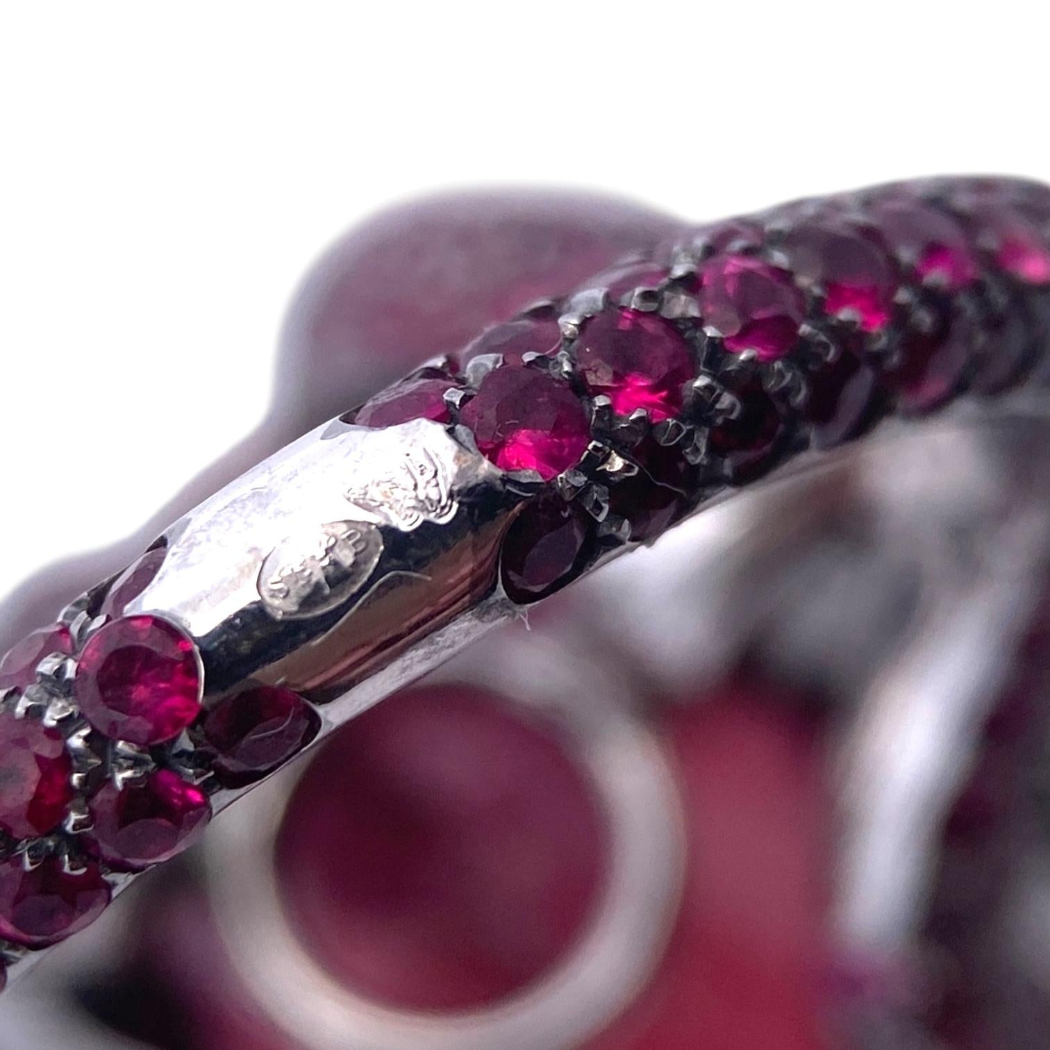 Boucheron Tourmaline Ruby Emerald Python Ring