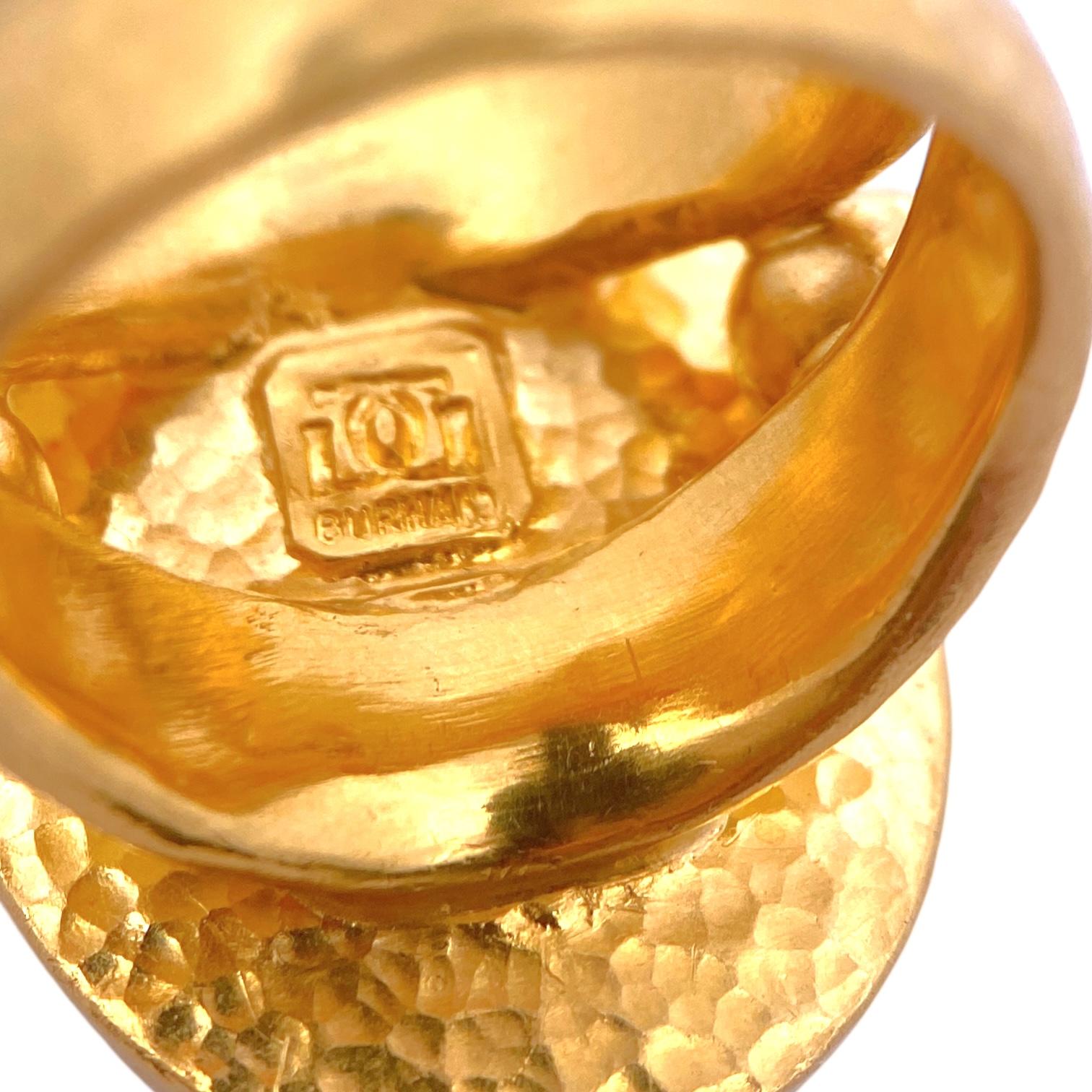 GURHAN Antiquities 24K Gold Large Carnelian Intaglio Signet Ring