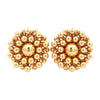 Vintage Chiampesan 18K Yellow Gold Beaded Earrings