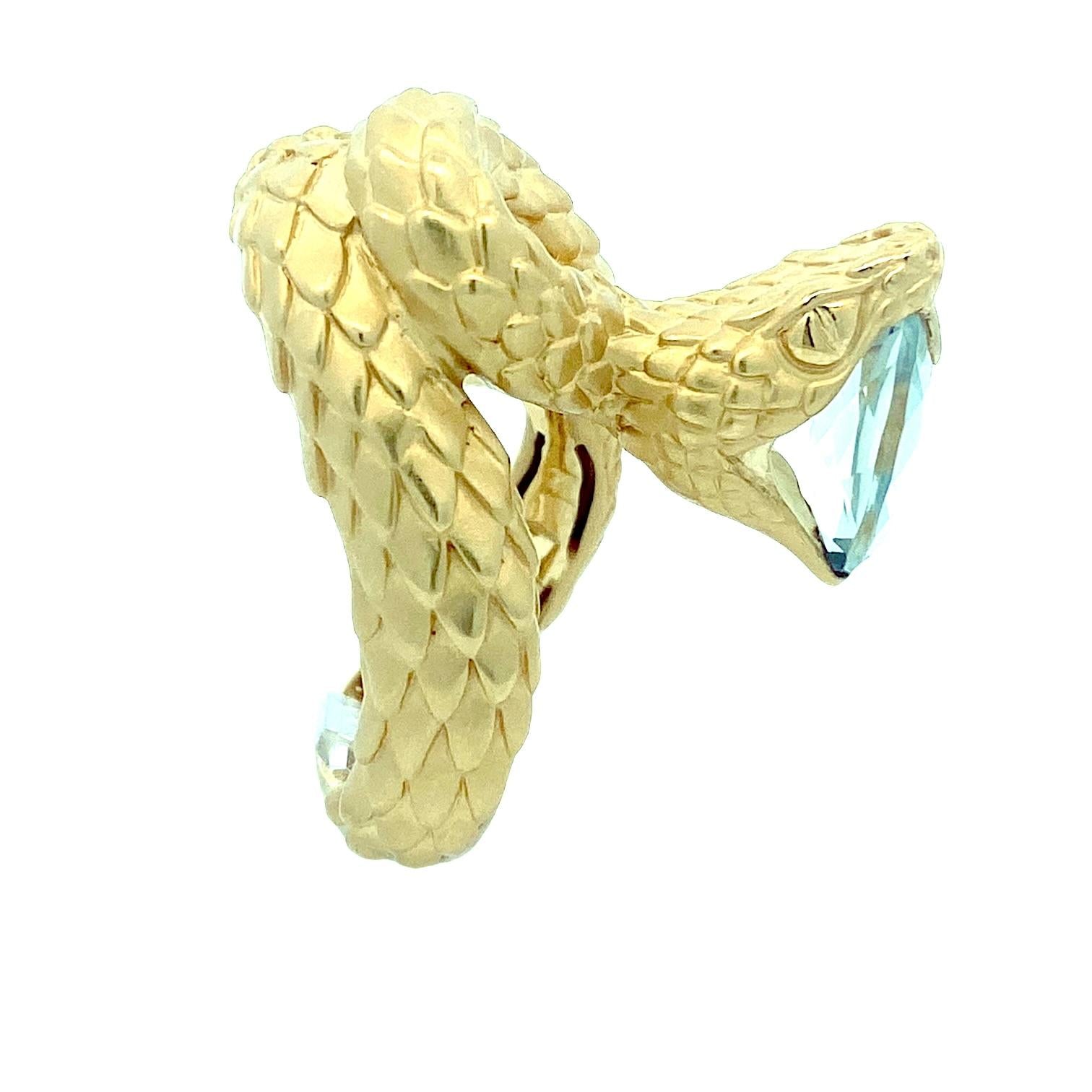 Carrera y Carrera 18K Yellow Gold Snake Ring