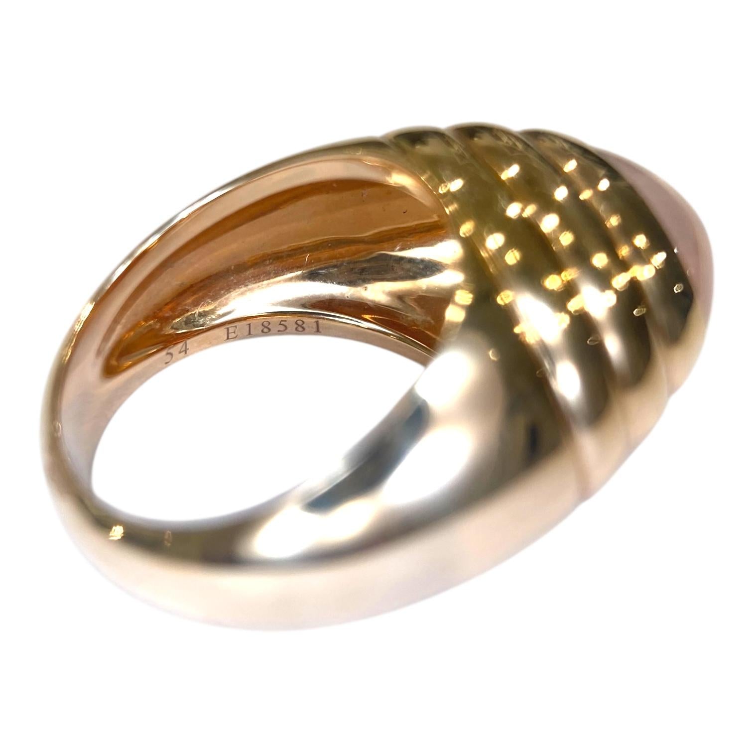 Boucheron Jaipur 18K Rose Gold Rose Quartz Ring