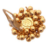 Vintage Chiampesan 18K Yellow Gold Beaded Earrings