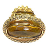 Etruscan Revival 18K Gold Citrine Charm Pendant