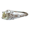Vintage 18K White Gold Diamond Solitaire Ring