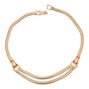 Retro 14K Festoon Snake Chain Necklace