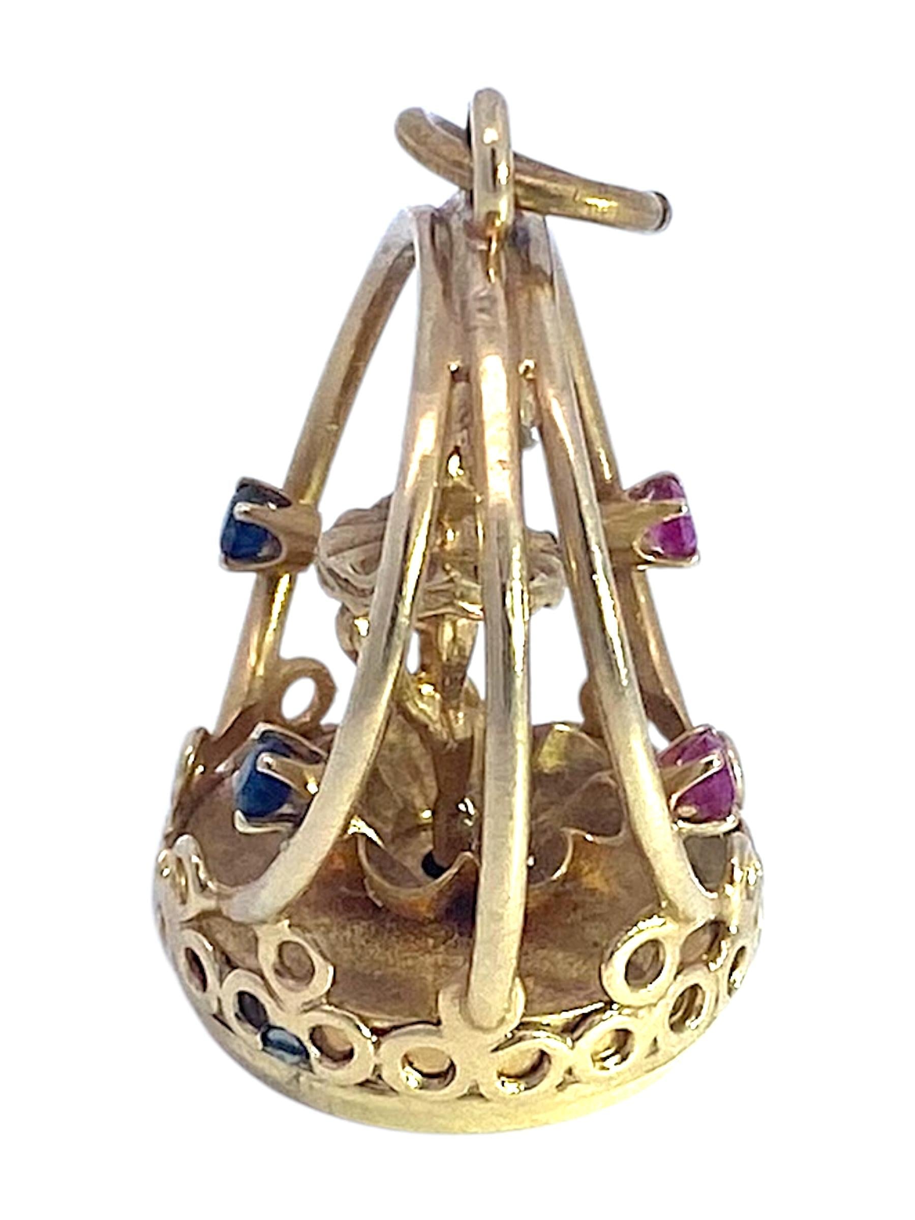 Vintage 14K Gold “Ballerina” Living Charm