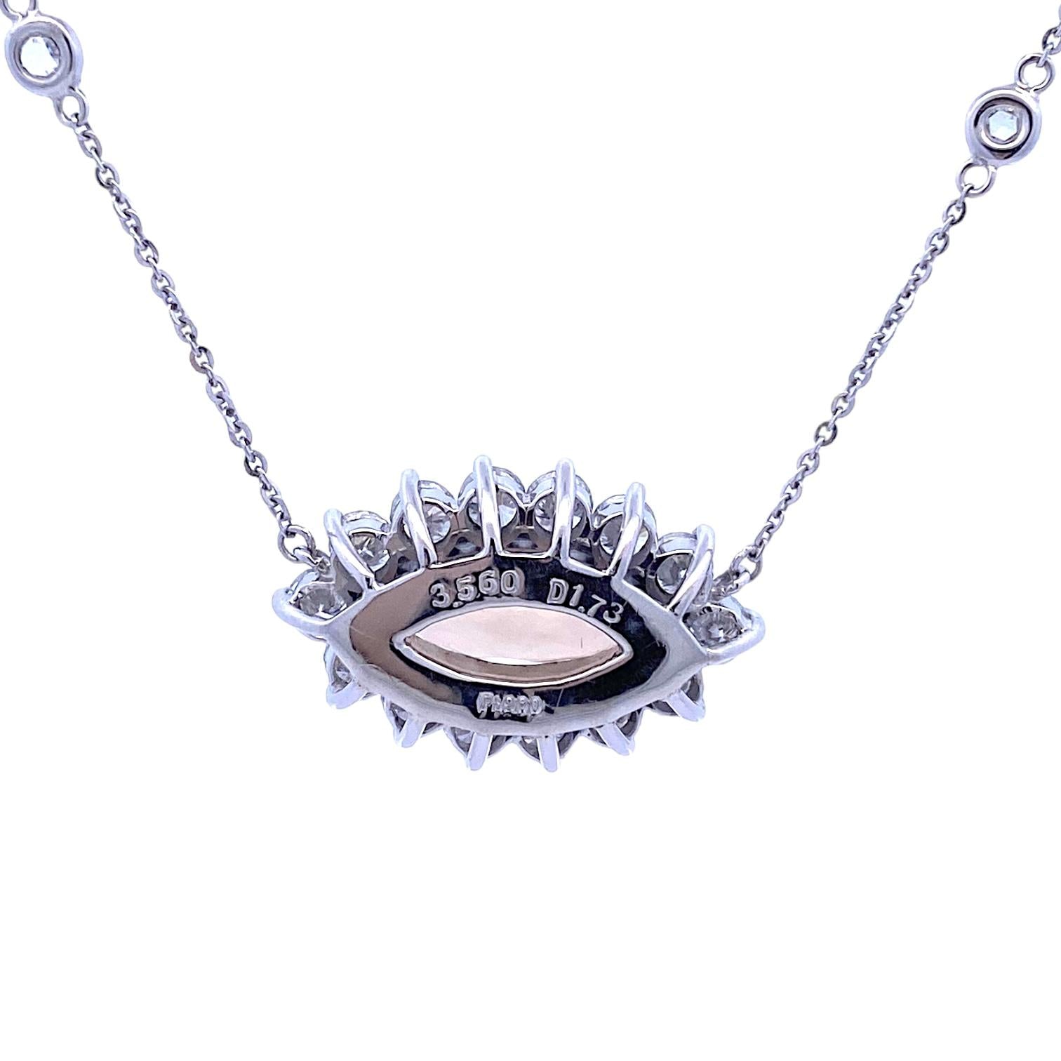 Imperial Topaz and Diamond Necklace