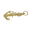 14K Yellow Gold Anchor Pendant