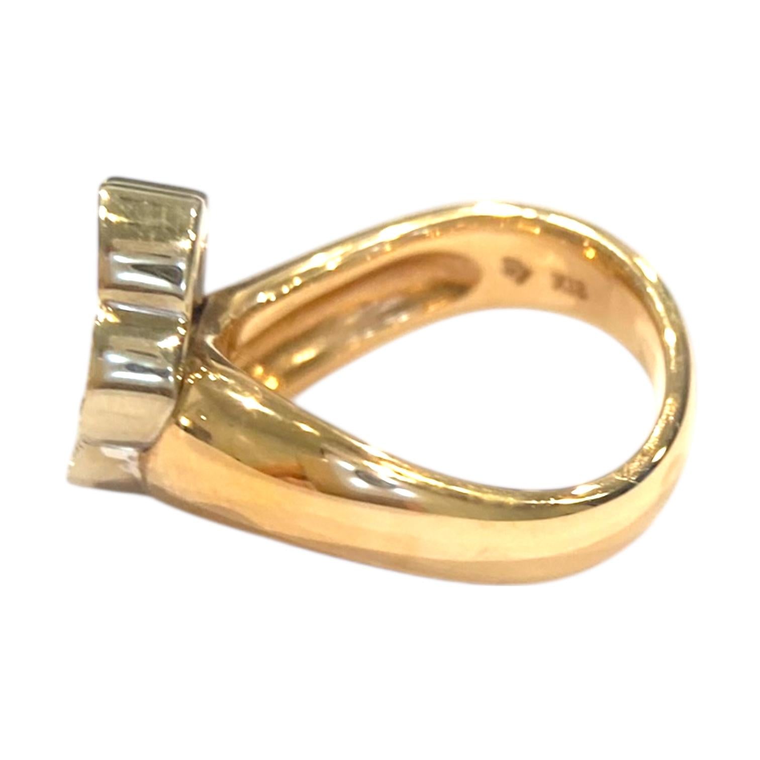 Ponte Veccio 18K Pave Diamond Flower Ring