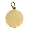 Vintage 14K Gold Zodiac Scorpio Medallion Pendant
