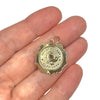 Vintage 14K Gold Zodiac Capricorn Medallion Pendant