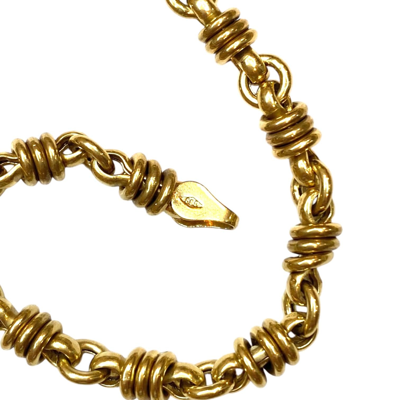 Vintage 14K Yellow Gold Chain Necklace 24"